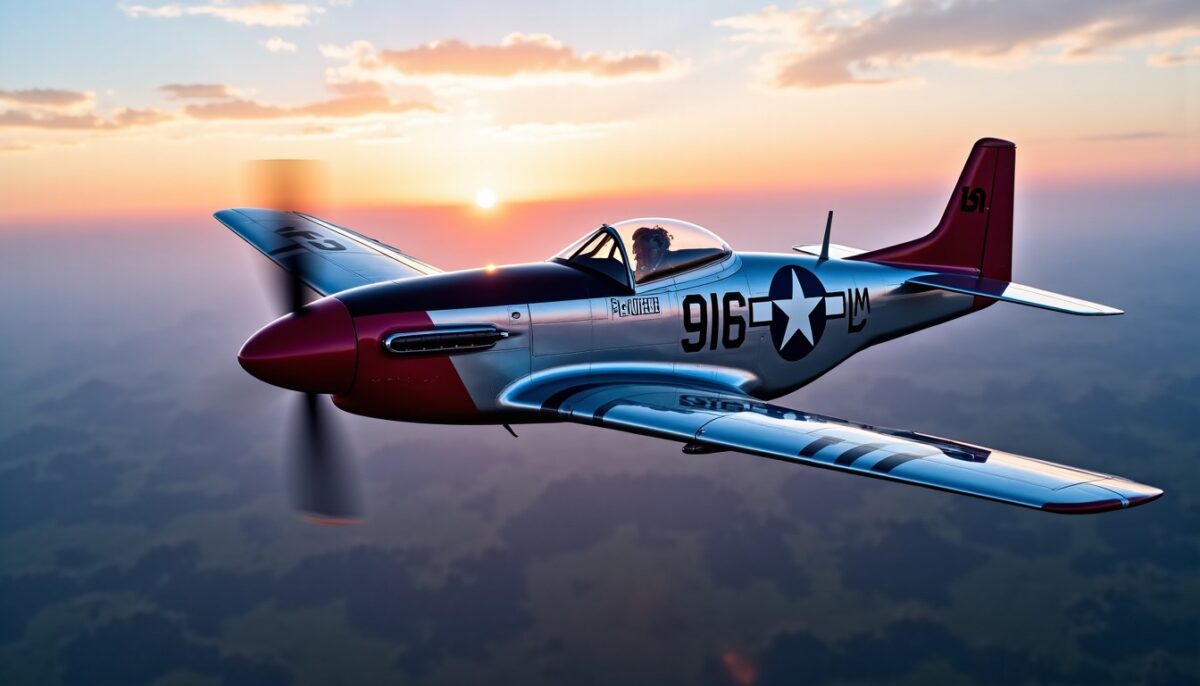 Explorez l’histoire fascinante et les spécificités du légendaire P-51 Mustang