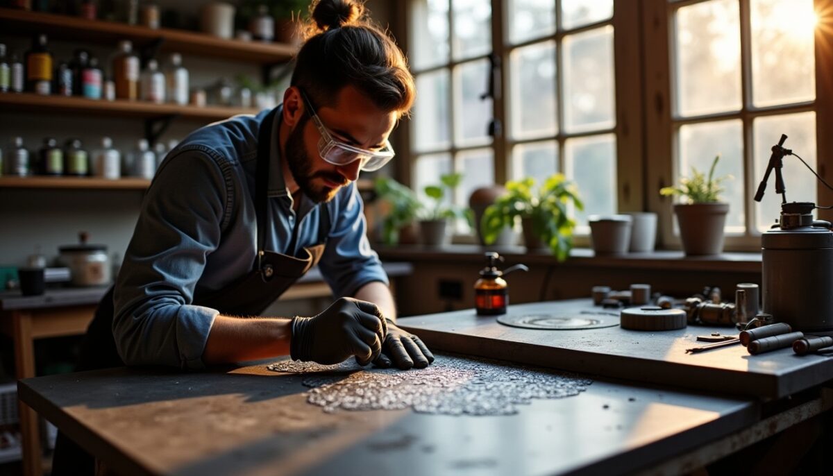 Dominer l'Art de l'Acide Nitrique : 8 Secrets Essentiels pour le Graveur Expert
